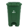 פח אשפה 70 ליטר ירוק כולל גלגלים FE-70LG