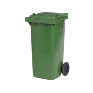 עגלת אשפה בצבע ירוק 140 ליטר