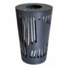פח חוץ גדול מעוצב FE-80PLD – 120 ליטר