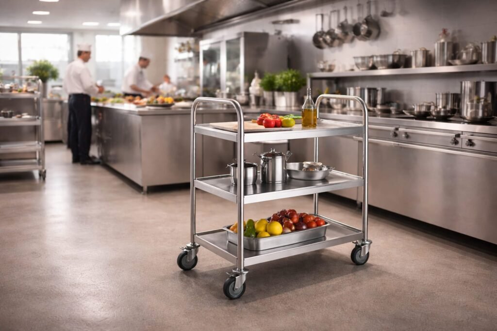 למה עגלת נירוסטה היא הבחירה הטבעית של מוסדות?