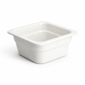 גסטרונום הגשה מלמין 1/6 עומק 100 | לבן / שחור