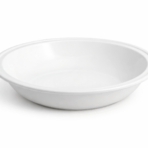 גסטרונום הגשה מלמין עגול 38X6.5 | לבן / שחור