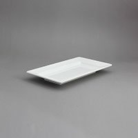 צלחת הגשה מלבנית 36X20.5 לבן